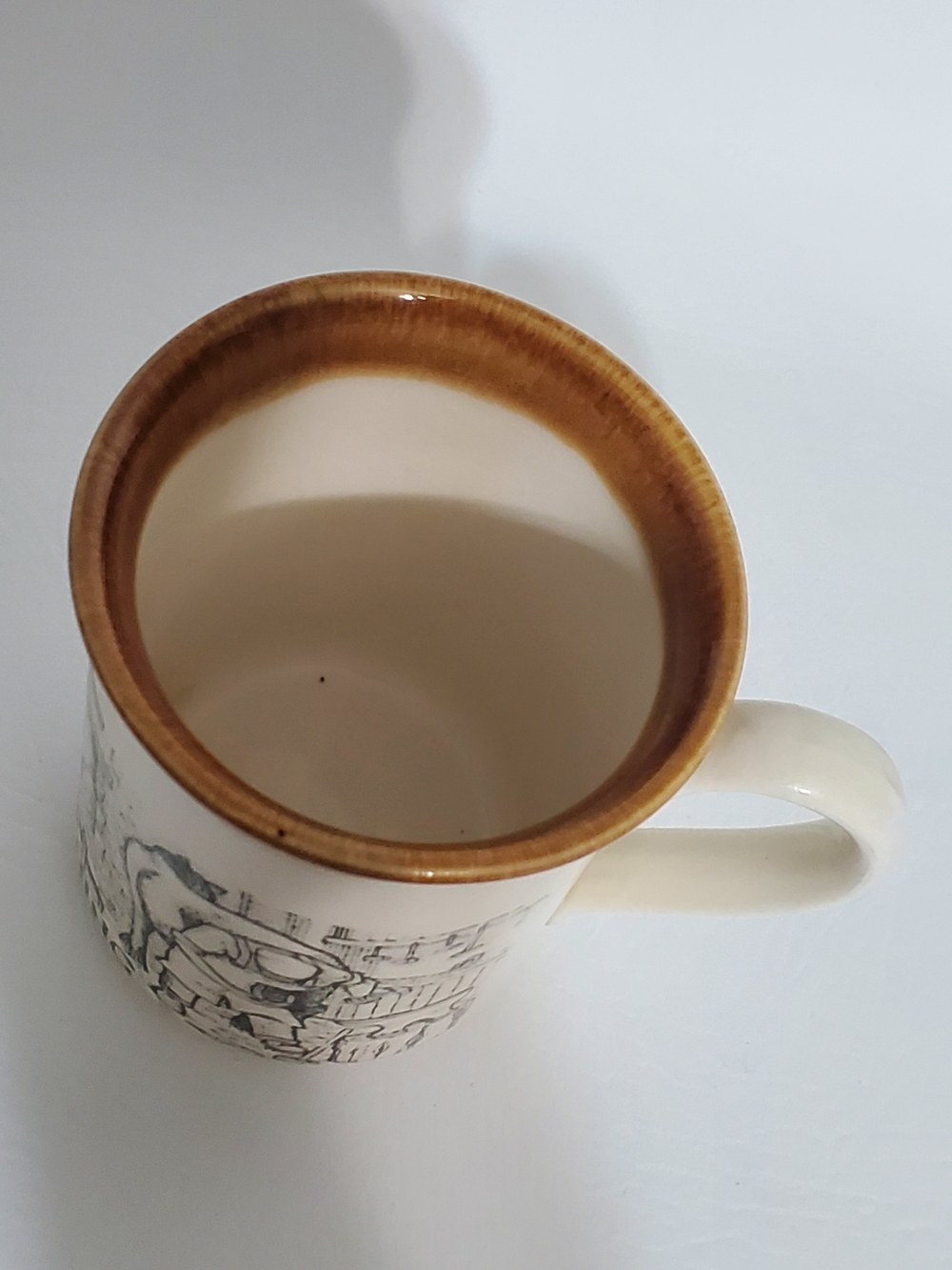 Biltons Blacksmithing Made in England Coffee Mug Cut Relief Design 8 oz - Picture 5 of 6